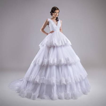 تصاميم كريستل عطا لفساتين الزفاف 2015\2016